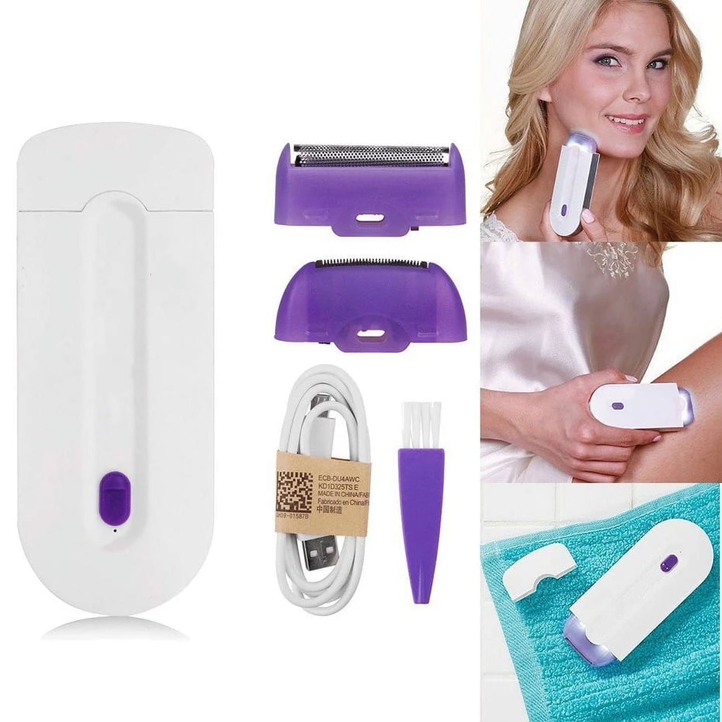 Finishing Touch Laser Hair Removal Two In One Trimmer Pain Free Electric Hair Removal Device For Women